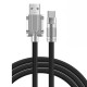 Кабель Abodos AS-DS339c Fast charging data cable USB to Type-C 6A 1.2m Black